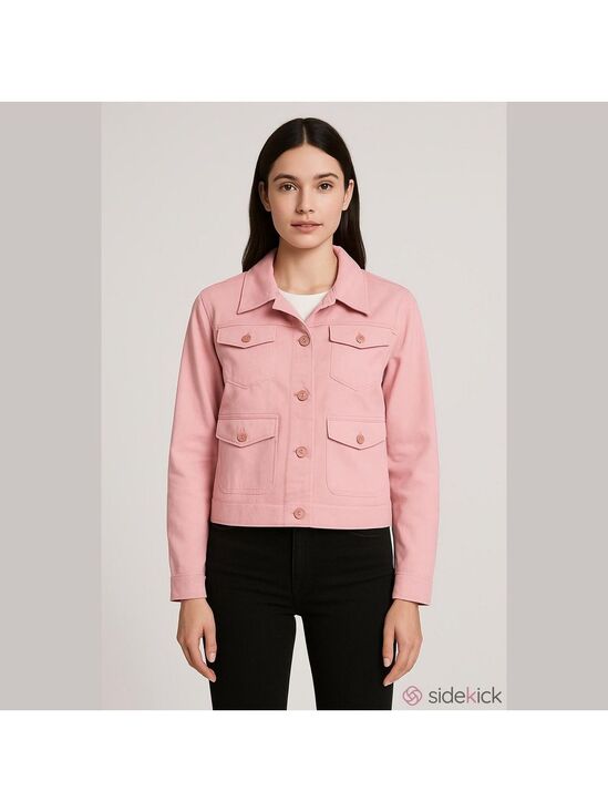Kim Rogers Jackets & Blazers - Kim Rogers Petite Soft Pink Knit Top
